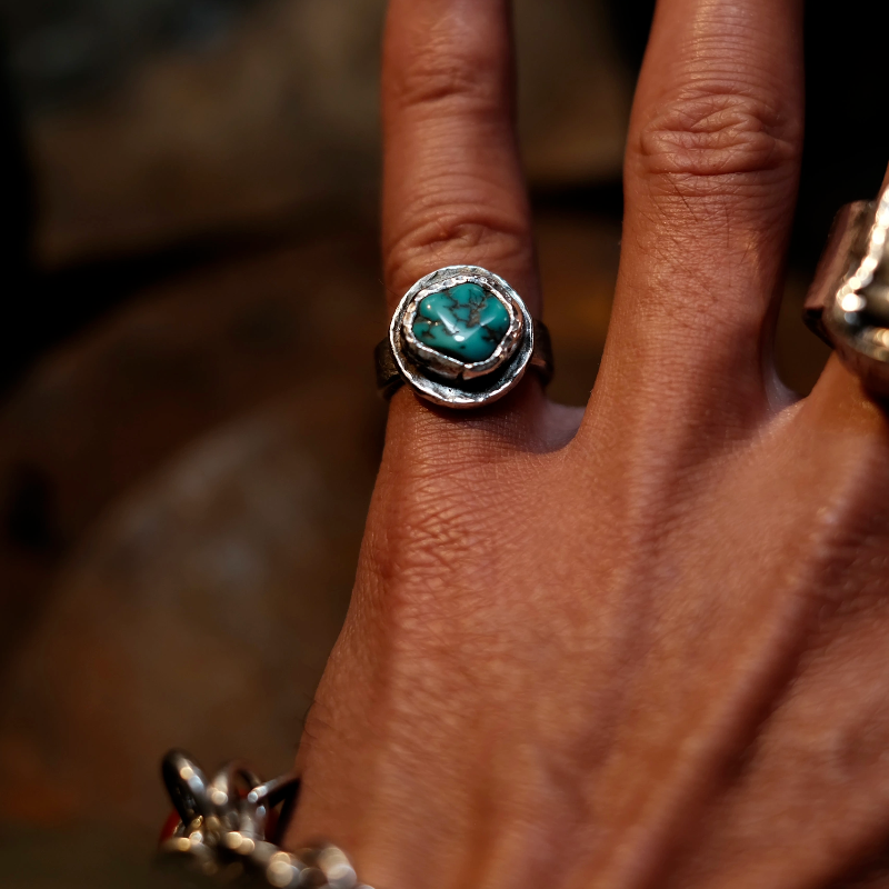 Bond Turquoise Handmade Ring