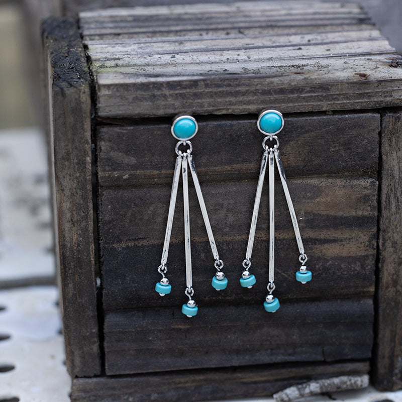 Navajo Turquoise Earring