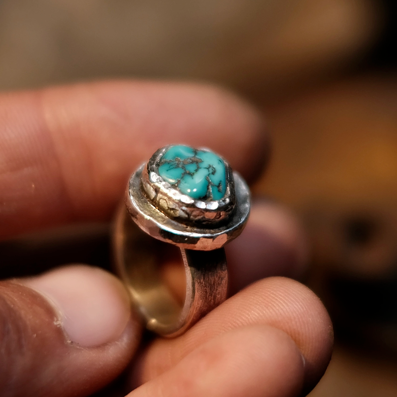 Bond Turquoise Handmade Ring