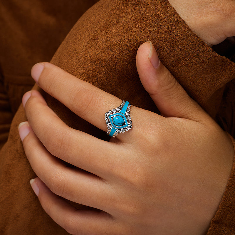 Paradise's Gaze Turquoise Ring