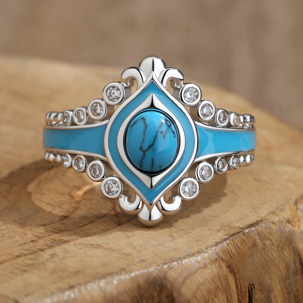 Paradise's Gaze Turquoise Ring