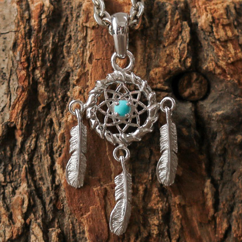 Dreamcatcher Turquoise Necklace